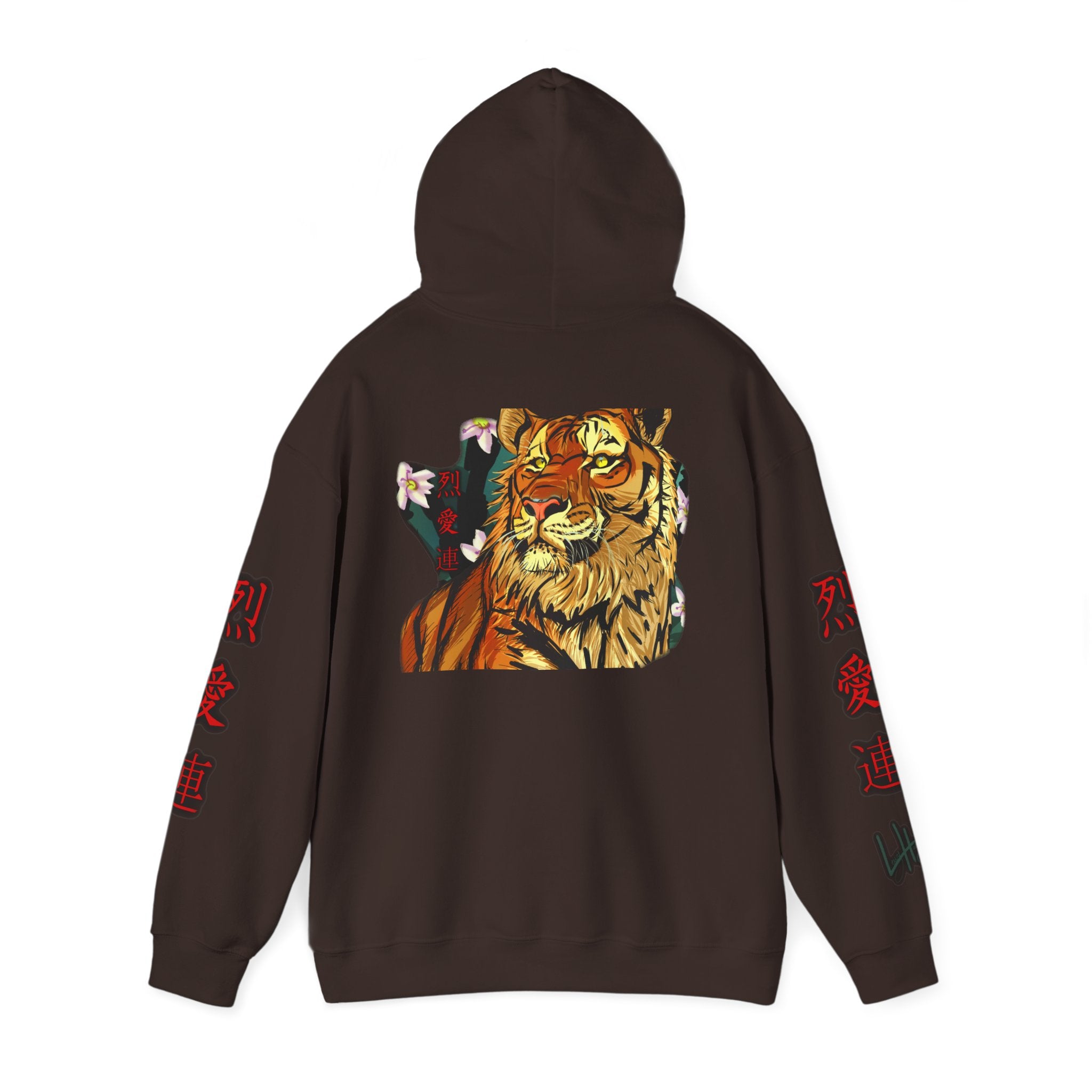 Tiger Kanji Hoodie | Japanese Art Graphic Sweatshirt