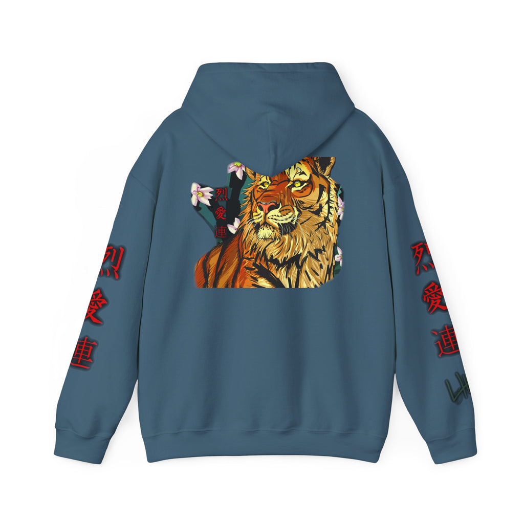 Tiger Kanji Hoodie | Japanese Art Graphic Sweatshirt