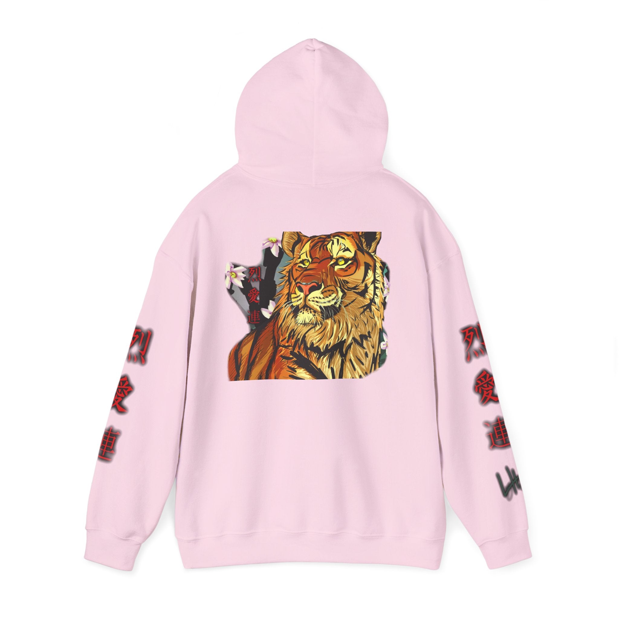 Tiger Kanji Hoodie | Japanese Art Graphic Sweatshirt