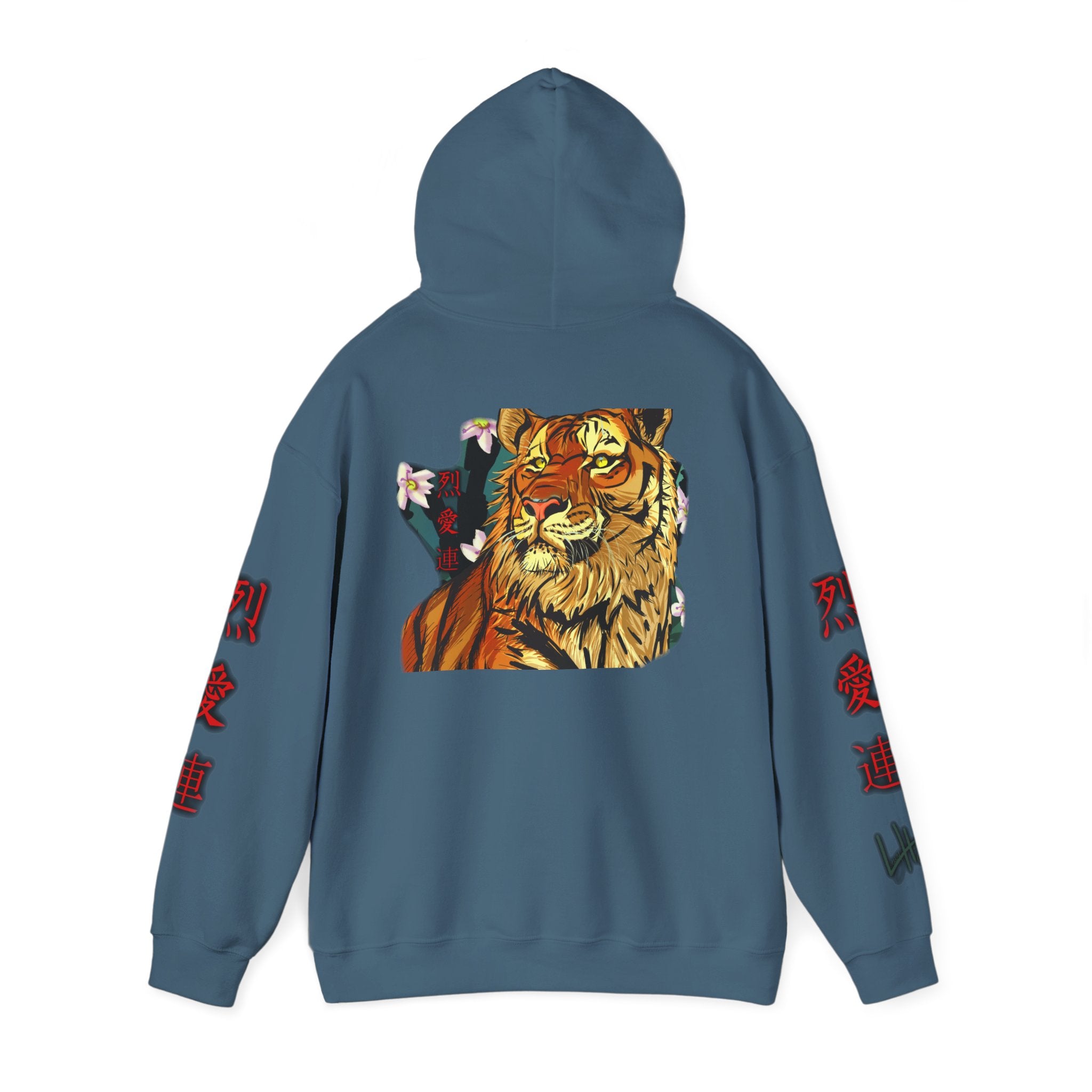 Tiger Kanji Hoodie | Japanese Art Graphic Sweatshirt